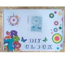 Настенные маленькие 3D часы DIY clock (72)