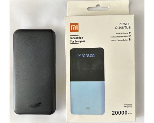 №005 Power Bank Mi 20000 mAh/ 2 Usb/ 1 Micro-USB (50)