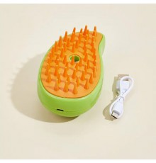 Массажная щетка с USB для вычесывания шерсти у животных Pet Brush (150)