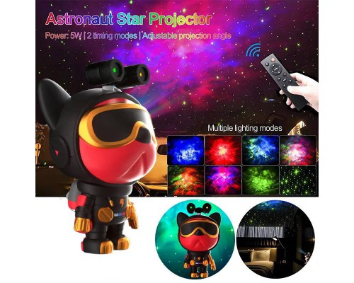 Проектор звездного неба в виде собаки Nebula Dog Projector с 2 лазерами (24)