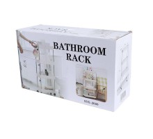 Напольная полка-органайзер Bathroom Rack для ванной и кухни, 4 яруса (20)