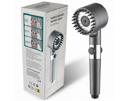 Массажная лейка с вращением 360° Turbocharged Shower Head (100)