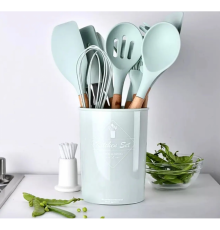 Набор кухонных принадлежностей 12 предметов Kitchen Set (черный, красный, розовый, фиол) (24)