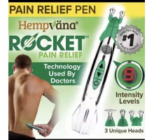 Массажер ручка с 3 головками для терапии Pain Relief Pen