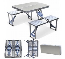 Алюминиевый раскладной стол для пикника Alumum Picnic Table (2)