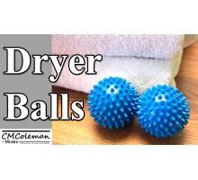 Шарики для стирки белья Dryer Balls, 2 шт (60)