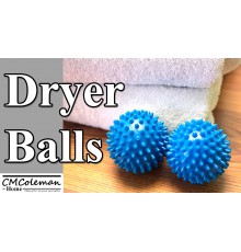 Шарики для стирки белья Dryer Balls, 2 шт (60)