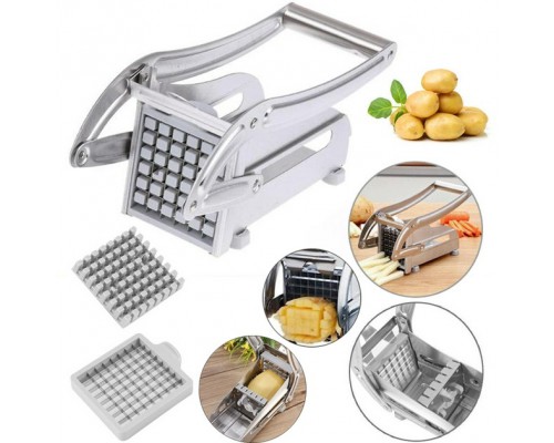 Ручная металлическая картофелерезка Potato Chopper для для нарезания картофеля (36)