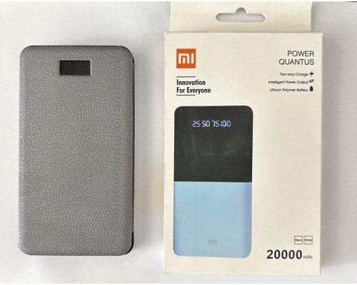 №004 Power Bank Mi 20000 mAh/ 2 Usb/ 1 Type-C/ 2 Micro-USB/ 1 Lightning (50)