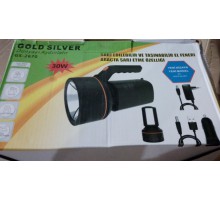 Ручной фонарь GS-2670 Gold Silver 30W