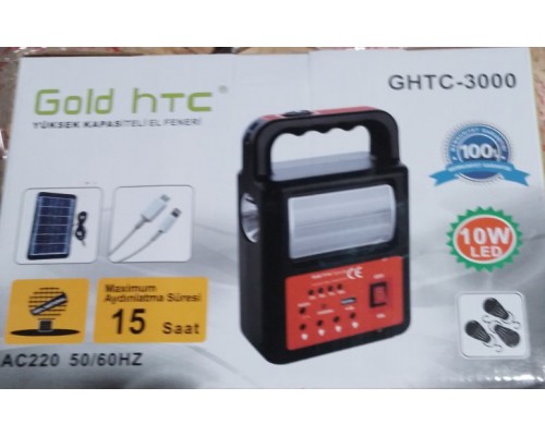 Фонарь GHTC-3000 Gold htc AC220