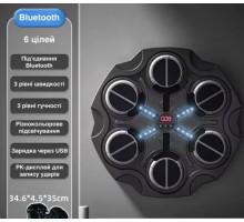 Настенная мишень для бокса BK891 34х35см, ЧЕРНАЯ, перчатки в комплекте (24)