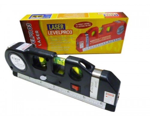 Лазерный уровень Laser Level Pro 3 со встроенной рулеткой (100)