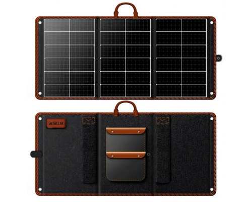 Чемодан зарядная станция SHAWLLAR Portable Solar Changer 100 Вт, 20 В