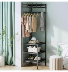 Угловая вешалка для одежды, стойка для вещей Corner Coat Rack TM3-303 (20)