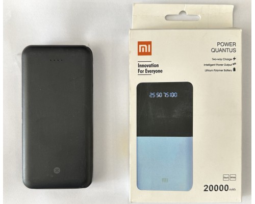 №006 Power Bank Mi 20000 mAh/ 2 Usb/ 1 Type-C/ 1 Micro-USB (50)