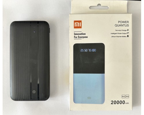 №003 Power Bank Mi 20000 mAh/ 2 Usb/ 1 Type-C/ 1 Micro-USB (50)