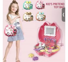 Детский косметический набор сумка для макияжа с зеркалом Kids Pretend Toy Bag (120)