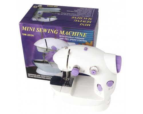 Швейная машинка Mini Sewing 202 Machine с адаптером (20)