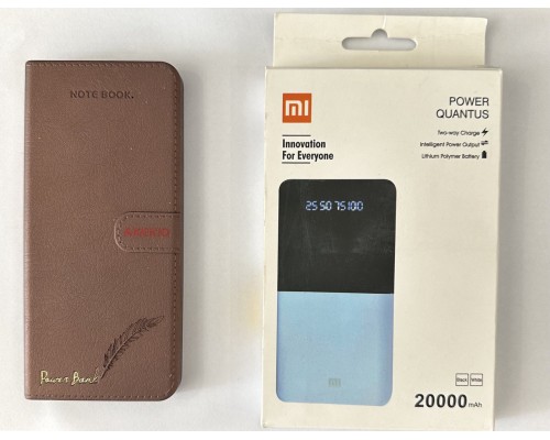 №001 Power Bank Mi 20000 mAh/ 2 Usb/ 2 Type-C/ 1 Micro-USB (50)