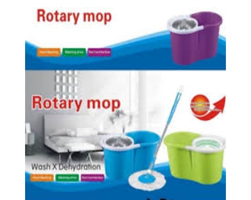 Швабра с отжимом и центрифугой для мытья пола Rotary Mop (26)