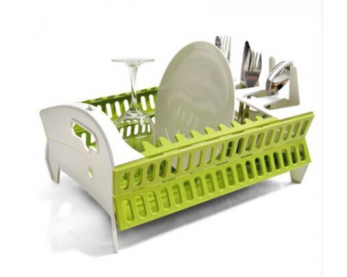 Пластиковая сушилка для посуды Collapsible Dish Rack (24)