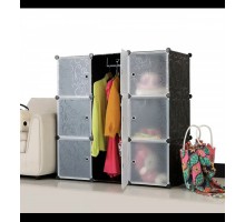 Складной шкаф Storage Cube Cabinet для одежды на 2 раздела (4)