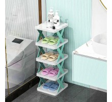 Пластиковая полка-трансформер для обуви SHOE RACK на 4 секции (24)