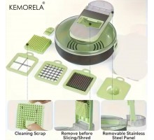 Овощерезка, измельчитель для овощей и фруктов 9в1 Vegetable Cutter C351 (24)