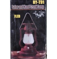 Фонарь RY-T91 Solar and Hand Crank Lamp 7LED