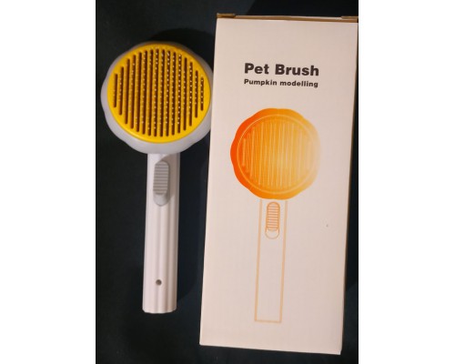 Щетка для вычесывания шерсти Pet Brush pumpkin (120)