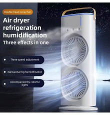 Напольный двухуровневый вентилятор с охлаждением Double-Ended Spray Fan (24)