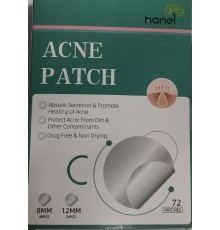 Пластырь от бородавок и прыщей Acne Patch, уп 72шт (1000)